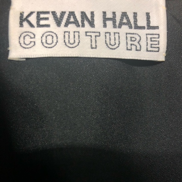 ✨ Stunning Retro Vintage 80s Prom Party Dress Long Sleeve Kevin Hall Couture - Picture 8 of 10